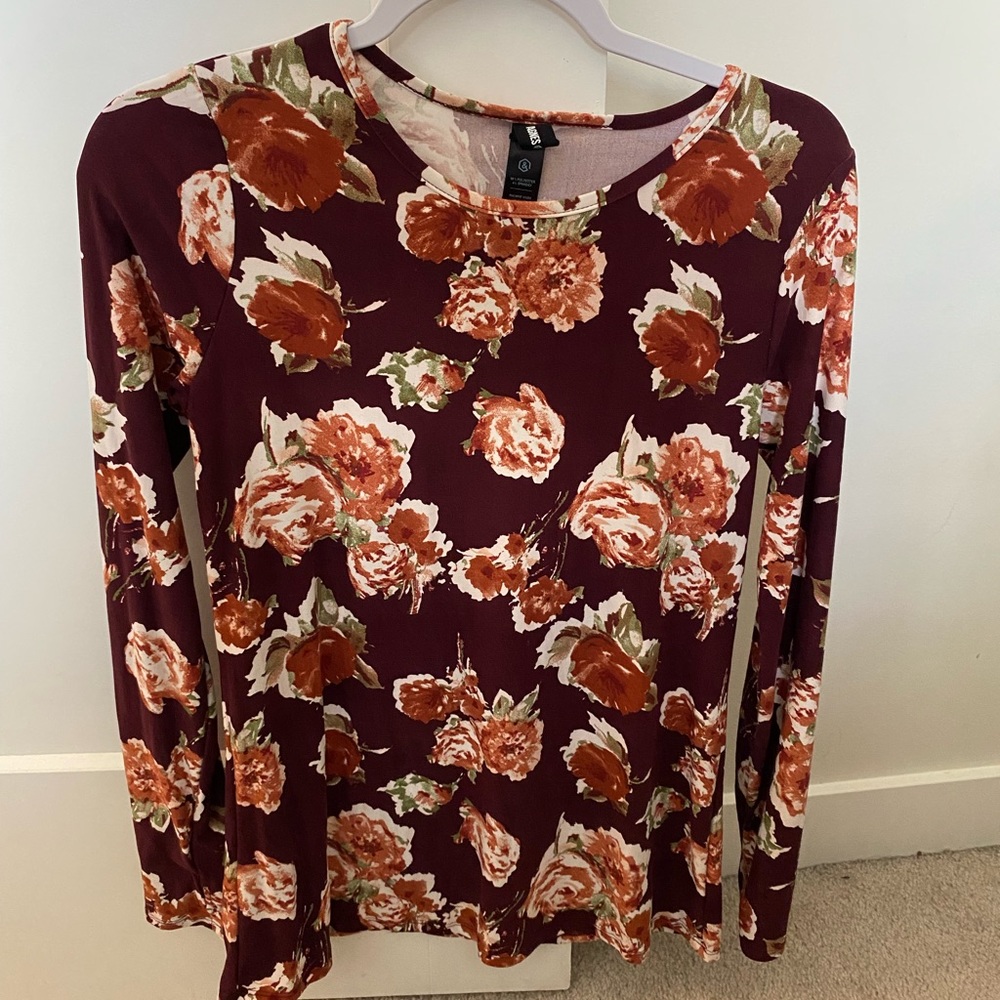 Agnes and Dora floral long sleeve, size small